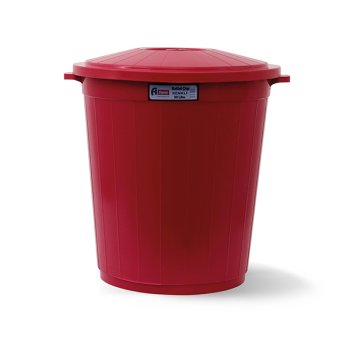 A Form 50 Litre Çöp Kovası Kırmızı