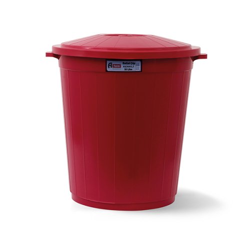 A Form 50 Litre Çöp Kovası Kırmızı